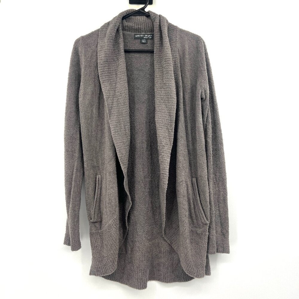Barefoot Dreams Cozy Chic Lite Gray Cardigan Women's XS/S